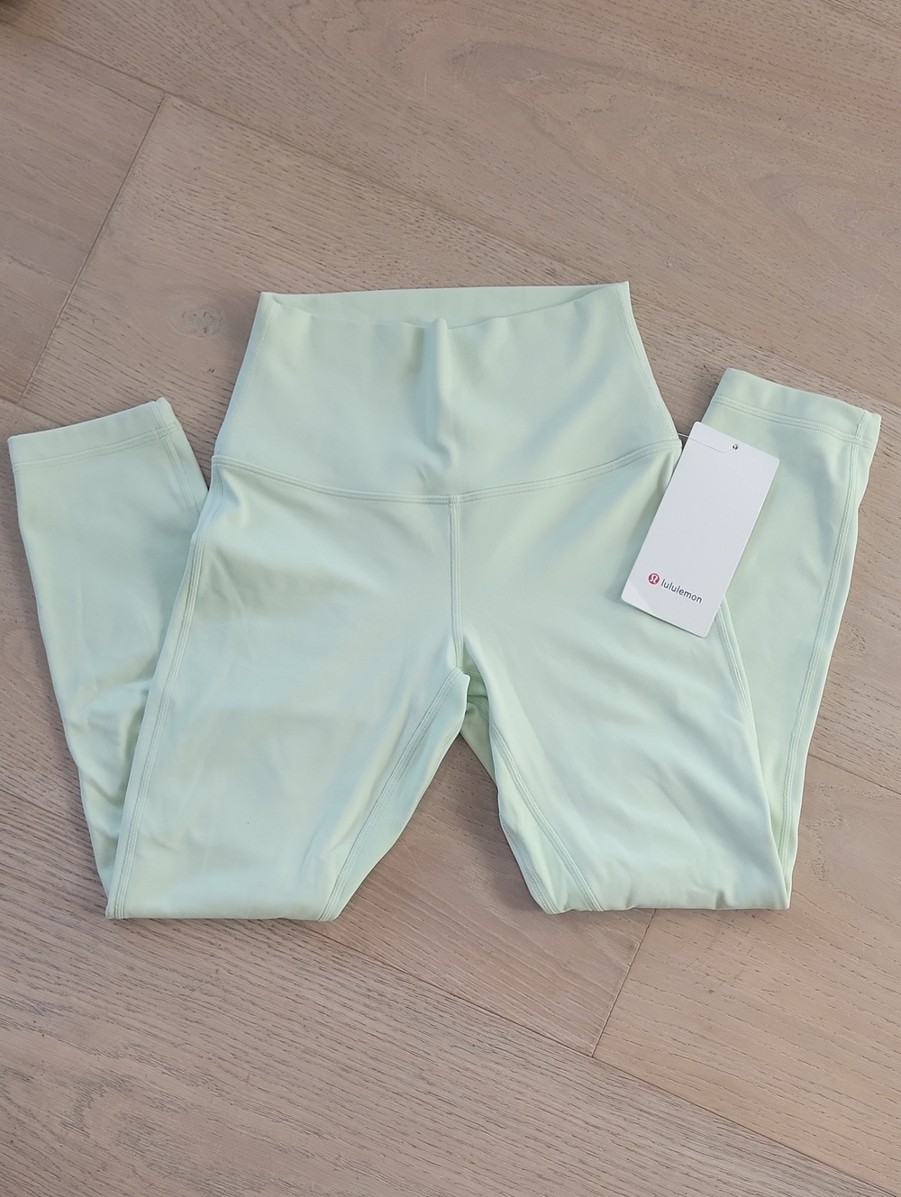 lululemon Align Nulu Fabric Mint Leggings, Size 4